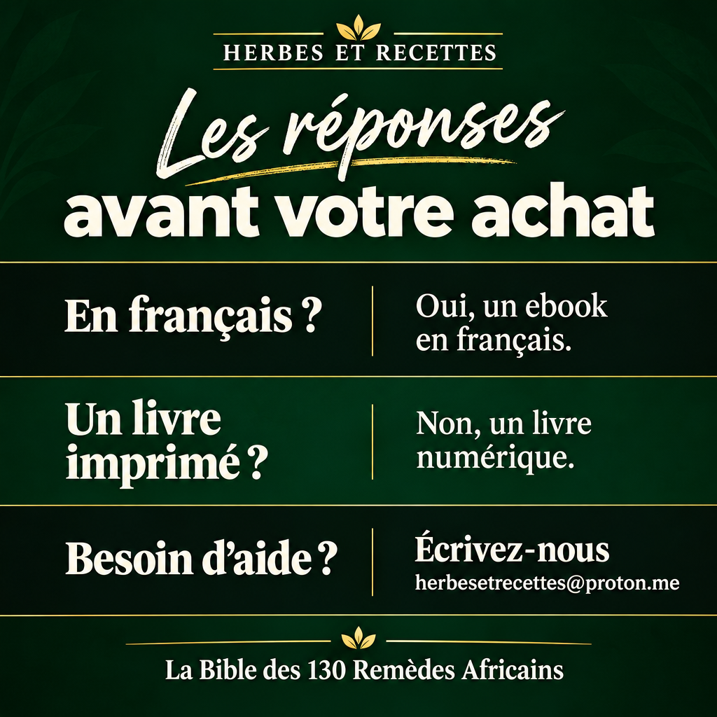 La Bible des 130 Remèdes Africains